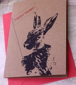 Image of Happy Easter from a Bunny