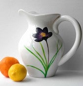 Image of Purple Crocus Pitcher-Limited Edition