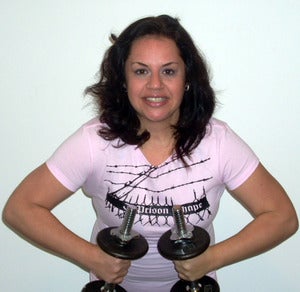 Image of INPRISON SHAPE Ladies/Juniors T-Shirt, PINK w/black barbed wire design, XL