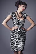Image of Savannah Dress - Black and White