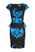 Image of Savannah Dress - Black and Blue