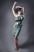 Image of Lila Dress - Mint and Chocolate