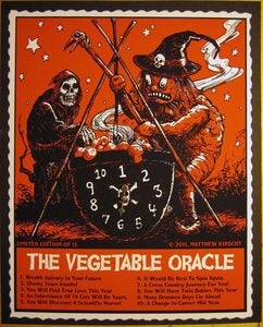 Image of Halloween Vegetable Oracle Fortune Telling Game