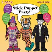 Image of Stick Puppet Party!® Classic 5 pack