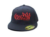 Image of Black Logo Hat - Flat Brim