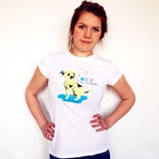 Image of I'm a lover not a fighter! (Female Tee)