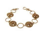 Image of Lace Casting Bracelet, Vermeil