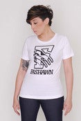 Image of Capital F Tee in White (Womens)