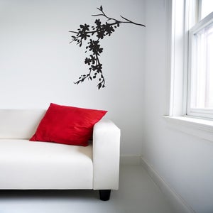 Image of Cherry Blossom Vinyl Wall Decal {medium}