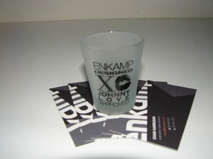 Image of ENKAMP x JL VODKA DESIGNED APPROVED SHOTGLASS