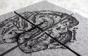 Image of ever so clever - anatomical brain diagram felt coasters