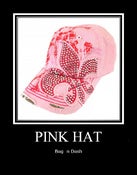 Image of Fleur De Lis Crystal Saint Baseball Cap Castro Cadet Hat Pink