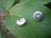 Image of cute as a button earrings - back in stock!