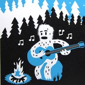 Image of Screen Printed Card: Brokeback Yeti.