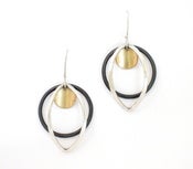 Image of Mixed Metal Earrings