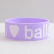 Image of I Love Balls Bracelet - Light Purple