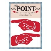 Image of To the Point - Stickers (Red)