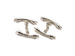 Image of Silver Bone Cufflinks