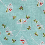 Image of FREE sewing pattern! with your Quilters Cotton OASIS Floating Wild Grasses in Mid-Century Blue 50cmX