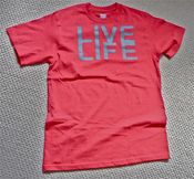Image of "Live Life" Shirt in Red