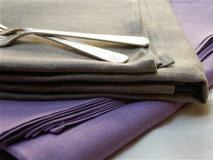 Image of Nappe, couleur mauve / sel & poivre