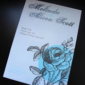 Image of Melinda & Alison Scott Gig Poster
