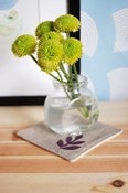 Image of Purple leaf coasters
