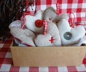 Image of Mini linen hearts