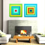 Image of Mod Squares no1&2