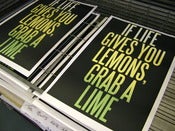 Image of If life gives you lemons, grab a lime