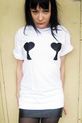 Image of SMUT tassel heart t-shirt 