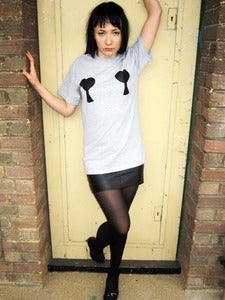 Image of SMUT tassel heart t-shirt 