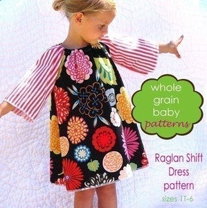 Image of The Raglan Shift Dress sewing pattern