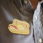 Image of Sewing Machine Brooch