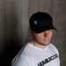 Image of Black and White Flexfit Cap