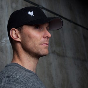 Image of Black and White Flexfit Cap