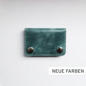 Image of Portemonnaie - Mini - 2 Druckknöpfe - türkis