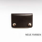 Image of Portemonnaie - Mini - 2 Druckknöpfe - dunkelbraun