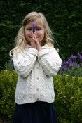 Image of Celtic Cable Knit Cardigan 0-2yrs