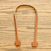 Image of Bag Handles : Brown Flower : 24"
