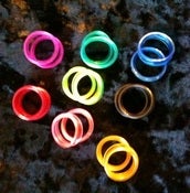 Image of Finger Ring Replacements (8 colors-2 of ea. for 16 total)