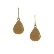 Image of Solid Teardrop Earrings, Vermeil