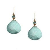 Image of Large Gem Earring, Vermeil w. Stones