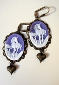 Image of Boucles d'oreilles baroques Licorne