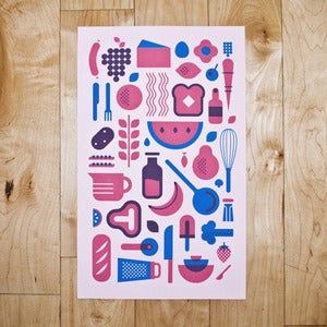 Image of cookin' print