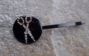 Image of Scissors Austrian Crystal Gem Hair Pin