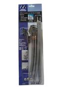 Image of Stainless Steel Dual Tire Inflators (Wheel Cover Mount) 4 Hose Kit for 16"-19.5" Duals 8208