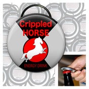 Image of Crippled Horse keychain bottle opener