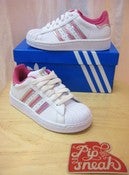 Image of Adidas Superstar 2 J - White/Metallic Silver/ Core Magenta