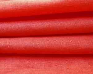 Image of Lin couleur corail